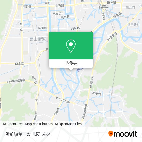所前镇第二幼儿园地图