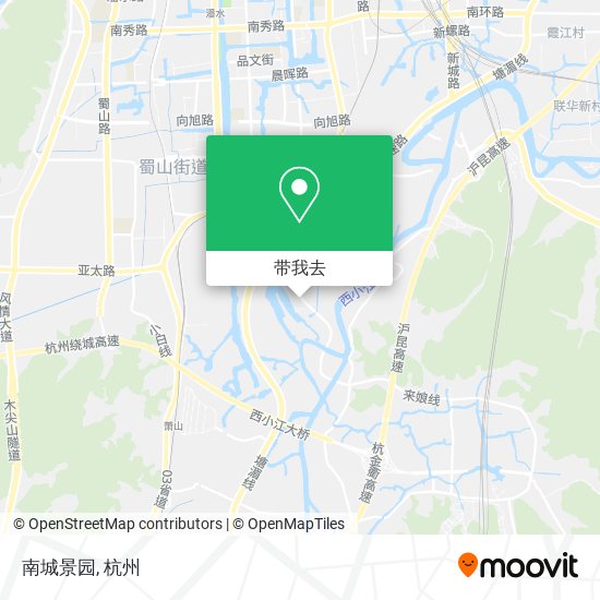 南城景园地图