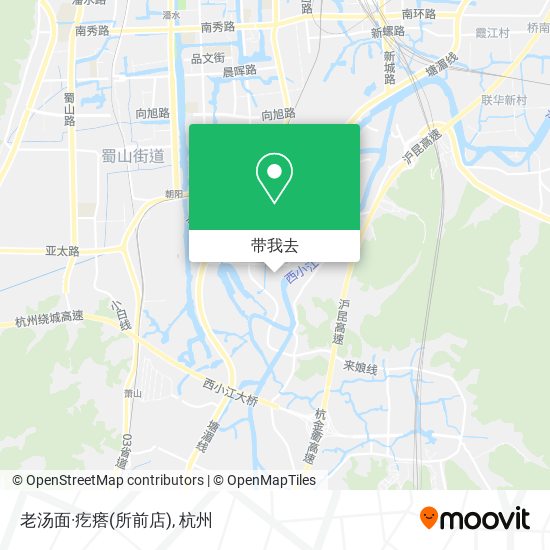 老汤面·疙瘩(所前店)地图