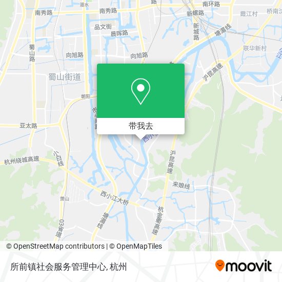 所前镇社会服务管理中心地图