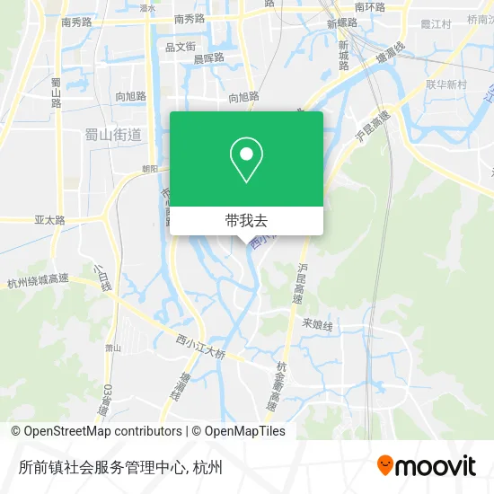 所前镇社会服务管理中心地图