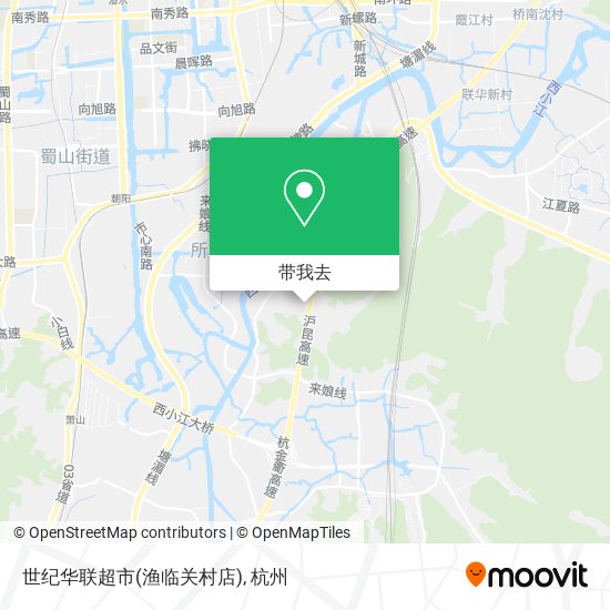 世纪华联超市(渔临关村店)地图