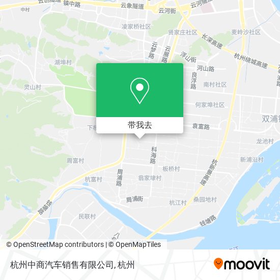 杭州中商汽车销售有限公司地图