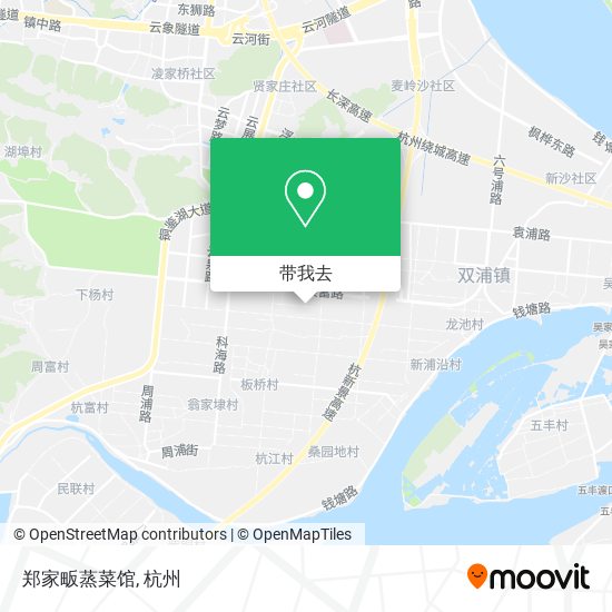 郑家畈蒸菜馆地图