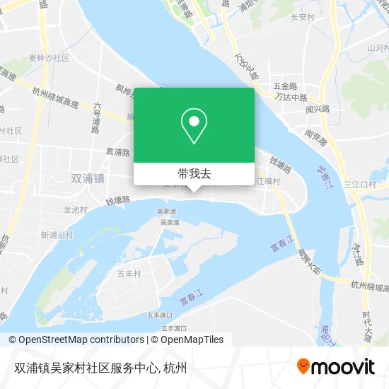 双浦镇吴家村社区服务中心地图
