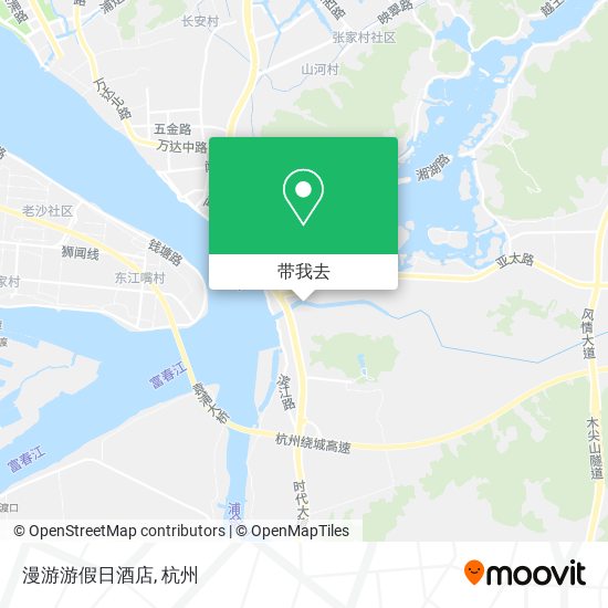 漫游游假日酒店地图