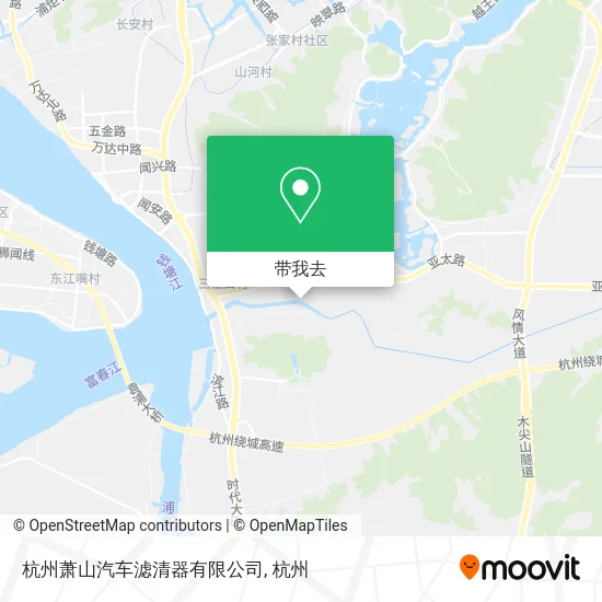 杭州萧山汽车滤清器有限公司地图