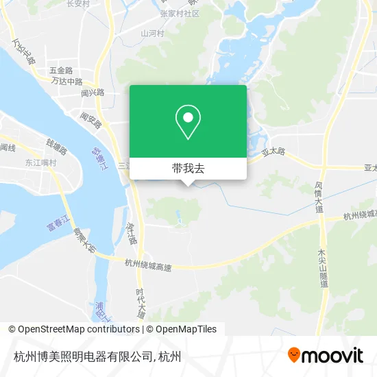 杭州博美照明电器有限公司地图