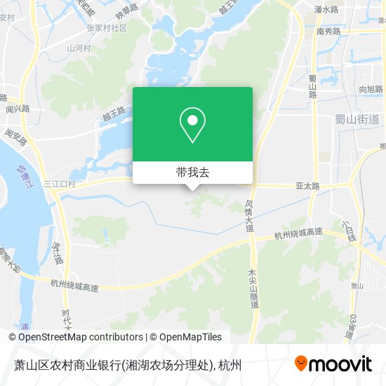 萧山区农村商业银行(湘湖农场分理处)地图
