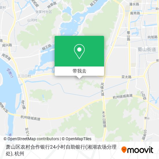 萧山区农村合作银行24小时自助银行(湘湖农场分理处)地图