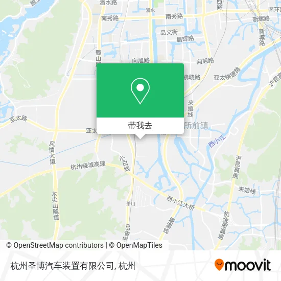 杭州圣博汽车装置有限公司地图