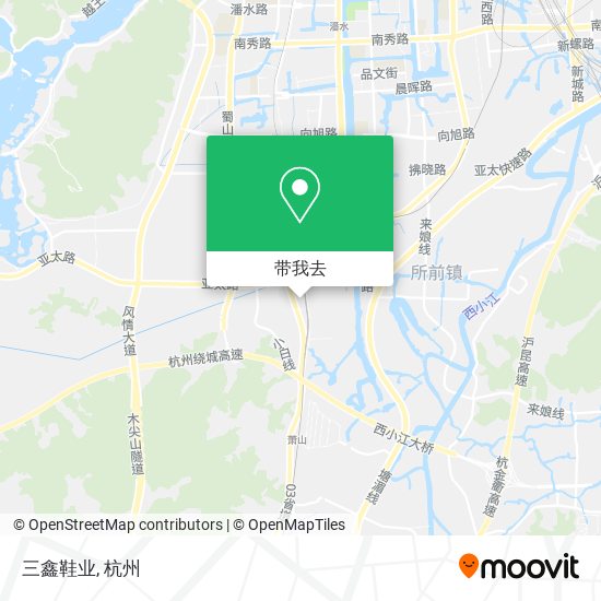 三鑫鞋业地图