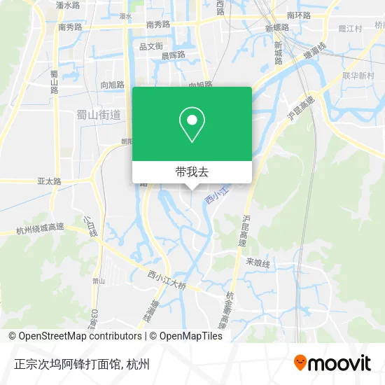 正宗次坞阿锋打面馆地图