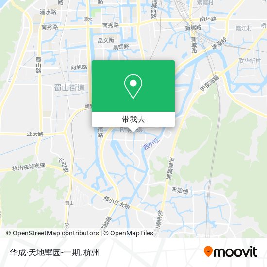 华成·天地墅园-一期地图