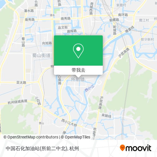 中国石化加油站(所前二中北)地图