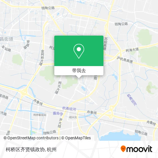 柯桥区齐贤镇政协地图