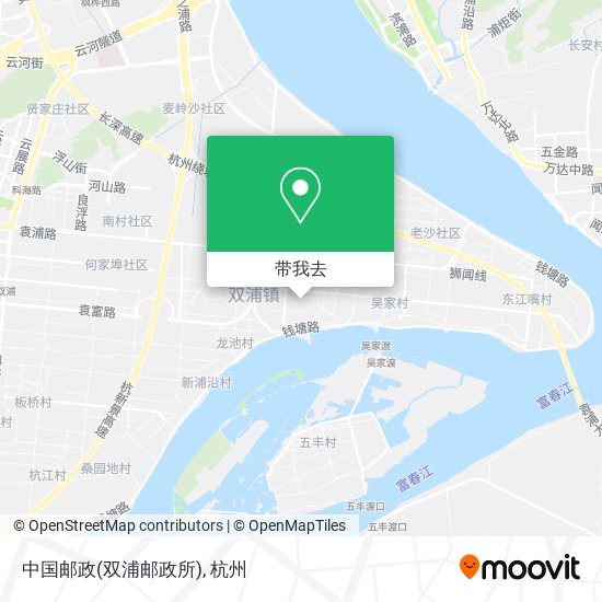 中国邮政(双浦邮政所)地图