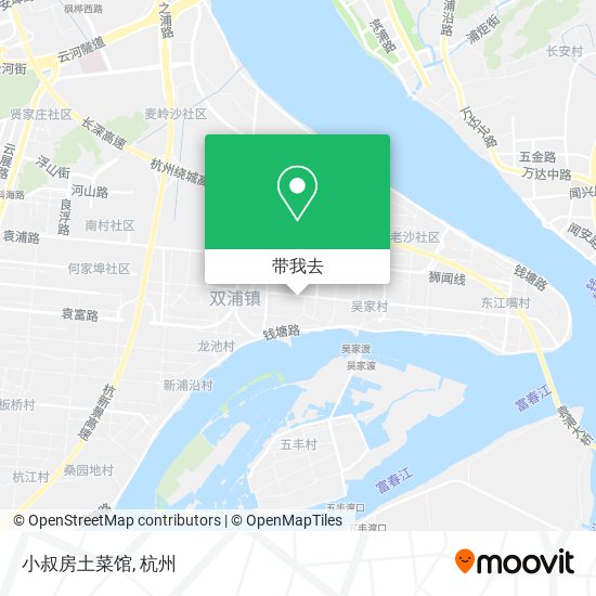 小叔房土菜馆地图