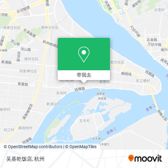 吴基乾饭店地图