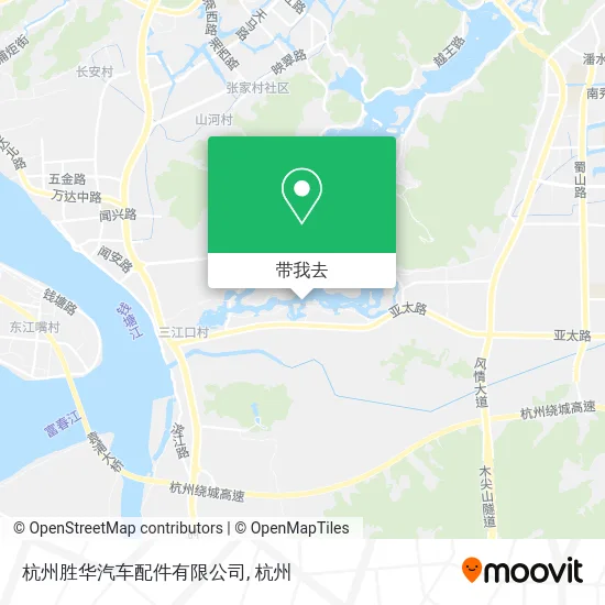 杭州胜华汽车配件有限公司地图
