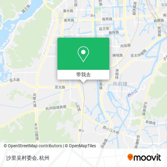 沙里吴村委会地图