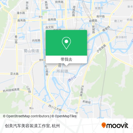 创美汽车美容装潢工作室地图