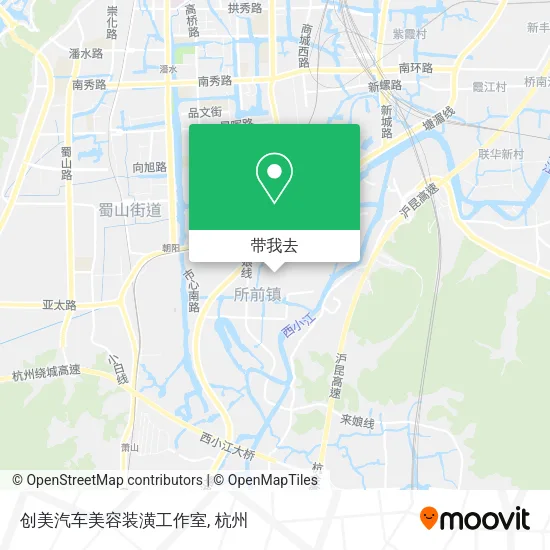 创美汽车美容装潢工作室地图