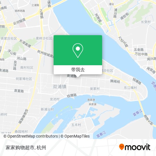 家家购物超市地图