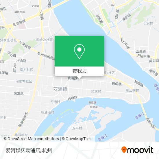 爱河婚庆袁浦店地图