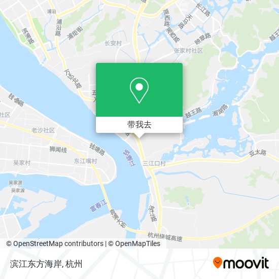 滨江东方海岸地图