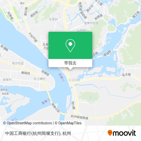 中国工商银行(杭州闻堰支行)地图