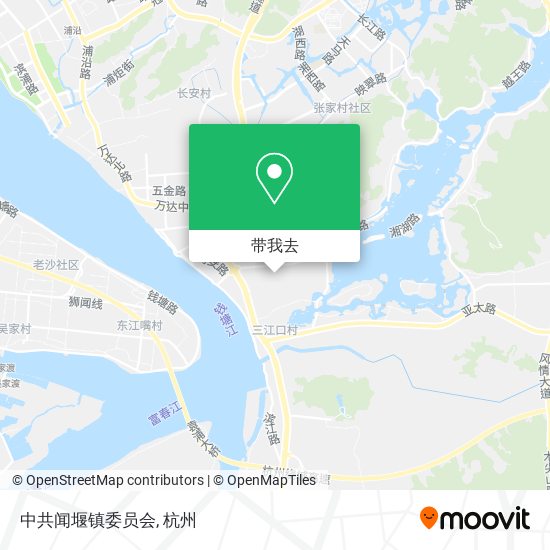 中共闻堰镇委员会地图