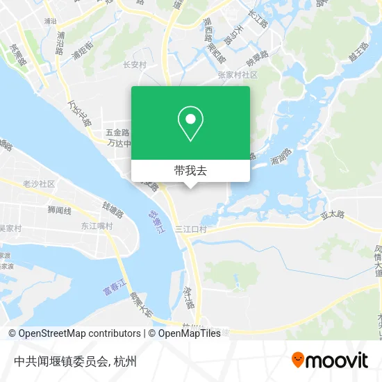 中共闻堰镇委员会地图