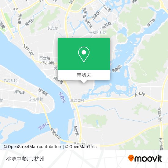 桃源中餐厅地图