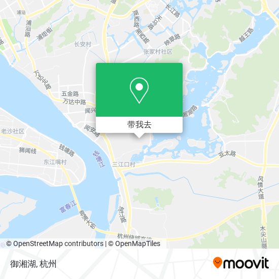 御湘湖地图