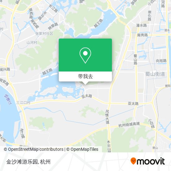 金沙滩游乐园地图