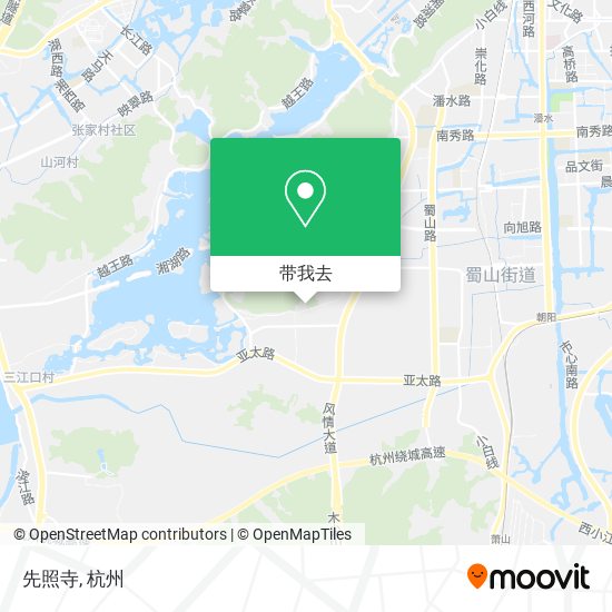 先照寺地图