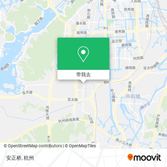 安正桥地图