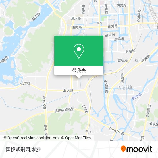 国投紫荆园地图