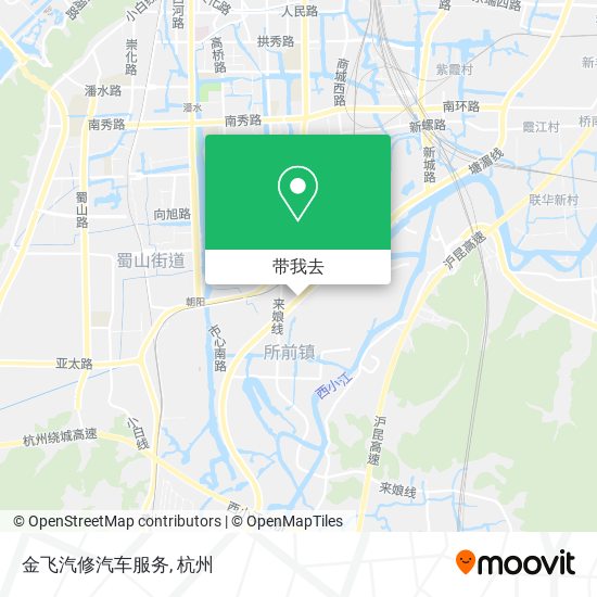 金飞汽修汽车服务地图