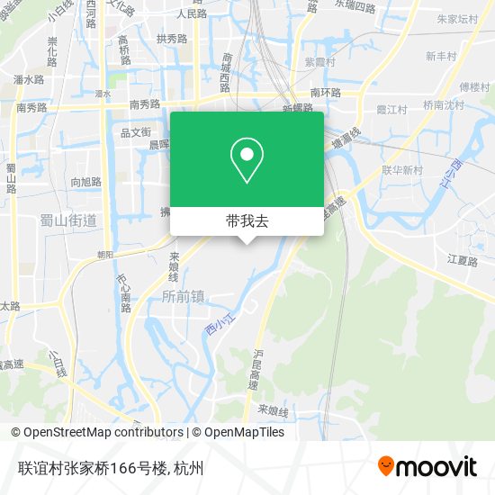 联谊村张家桥166号楼地图