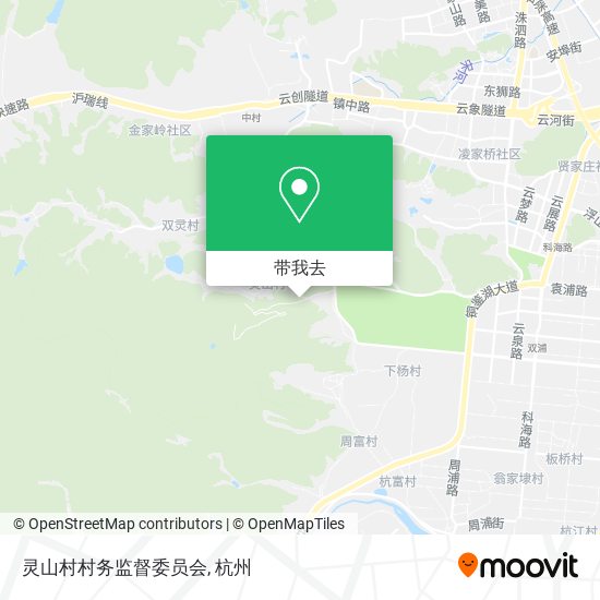 灵山村村务监督委员会地图