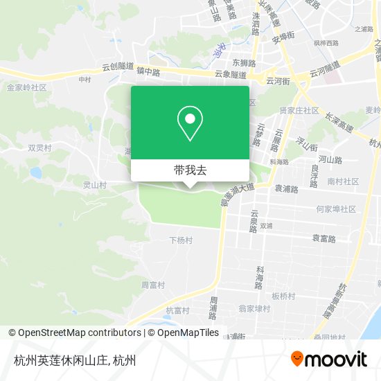 杭州英莲休闲山庄地图