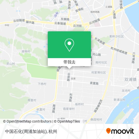中国石化(周浦加油站)地图