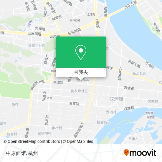 中原面馆地图