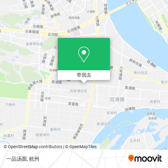 一品汤面地图