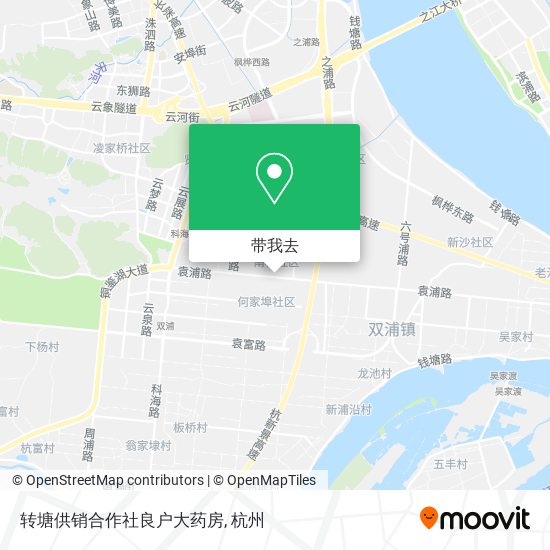 转塘供销合作社良户大药房地图