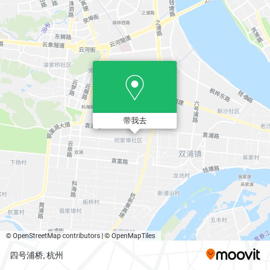四号浦桥地图