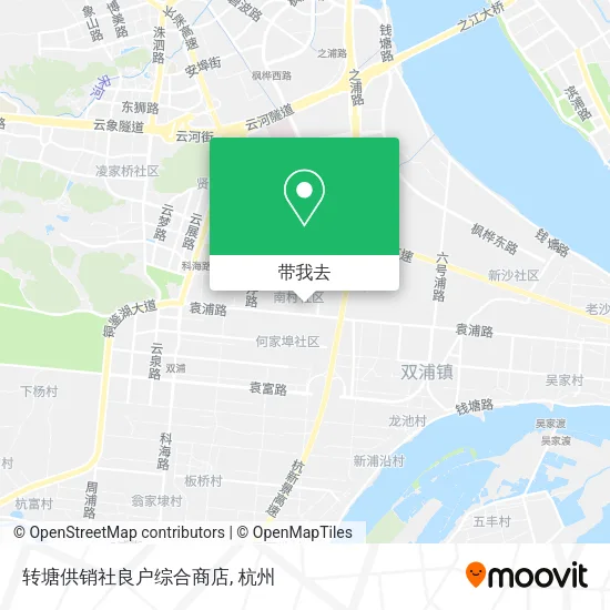 转塘供销社良户综合商店地图