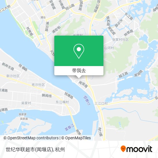 世纪华联超市(闻堰店)地图
